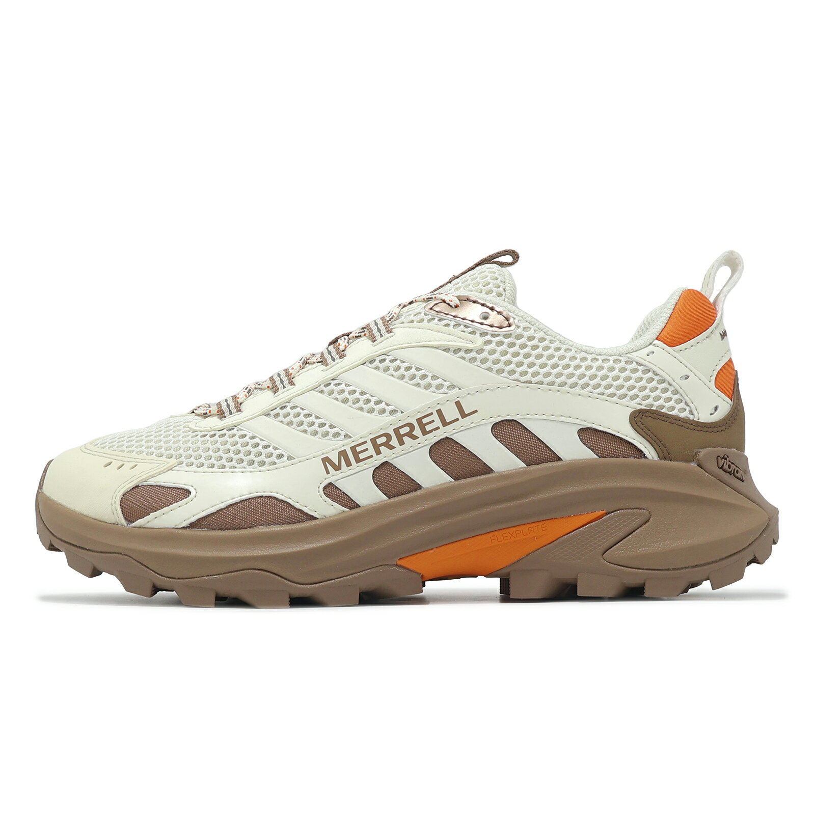 Merrell 戶外鞋 Moab Speed 2 Vent 2k SE 男鞋 米白 棕 緩衝 黃金大底 抓地 健行鞋 ML006973