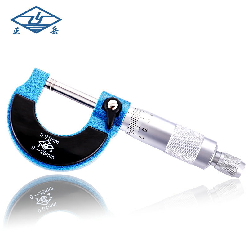 千分尺 正嶽外徑0-25mm螺旋測微器工業級0.01高精度螺紋測厚儀【MJ5858】
