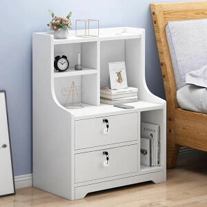 床頭櫃 床頭置物架臥室收納儲物北歐經濟型創意床邊小收納子