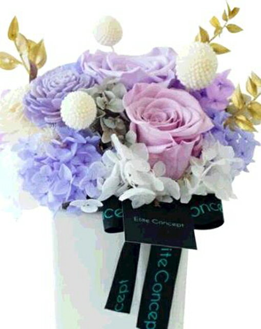 [COSCO代購4] W135055 一禮莊園 紫色永生盆花