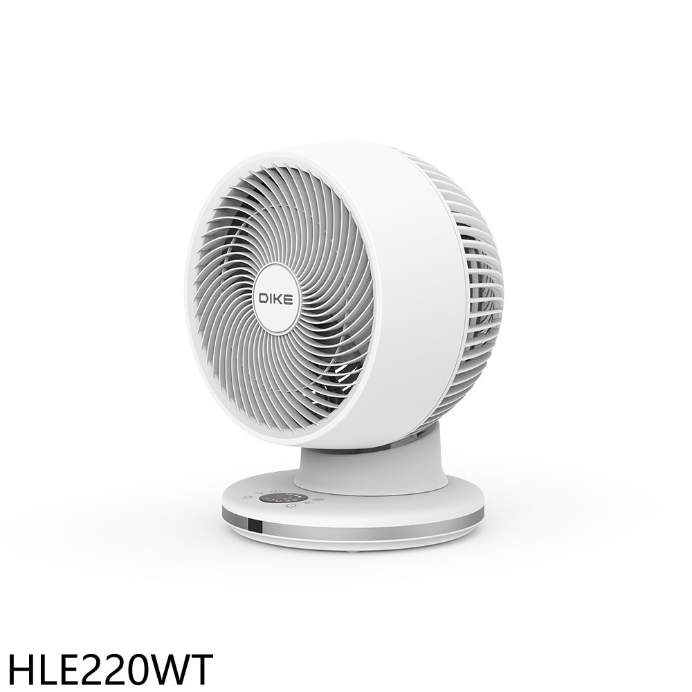 全館領券再折★DIKE【HLE220WT】8吋全自動擺頭DC智慧循環扇