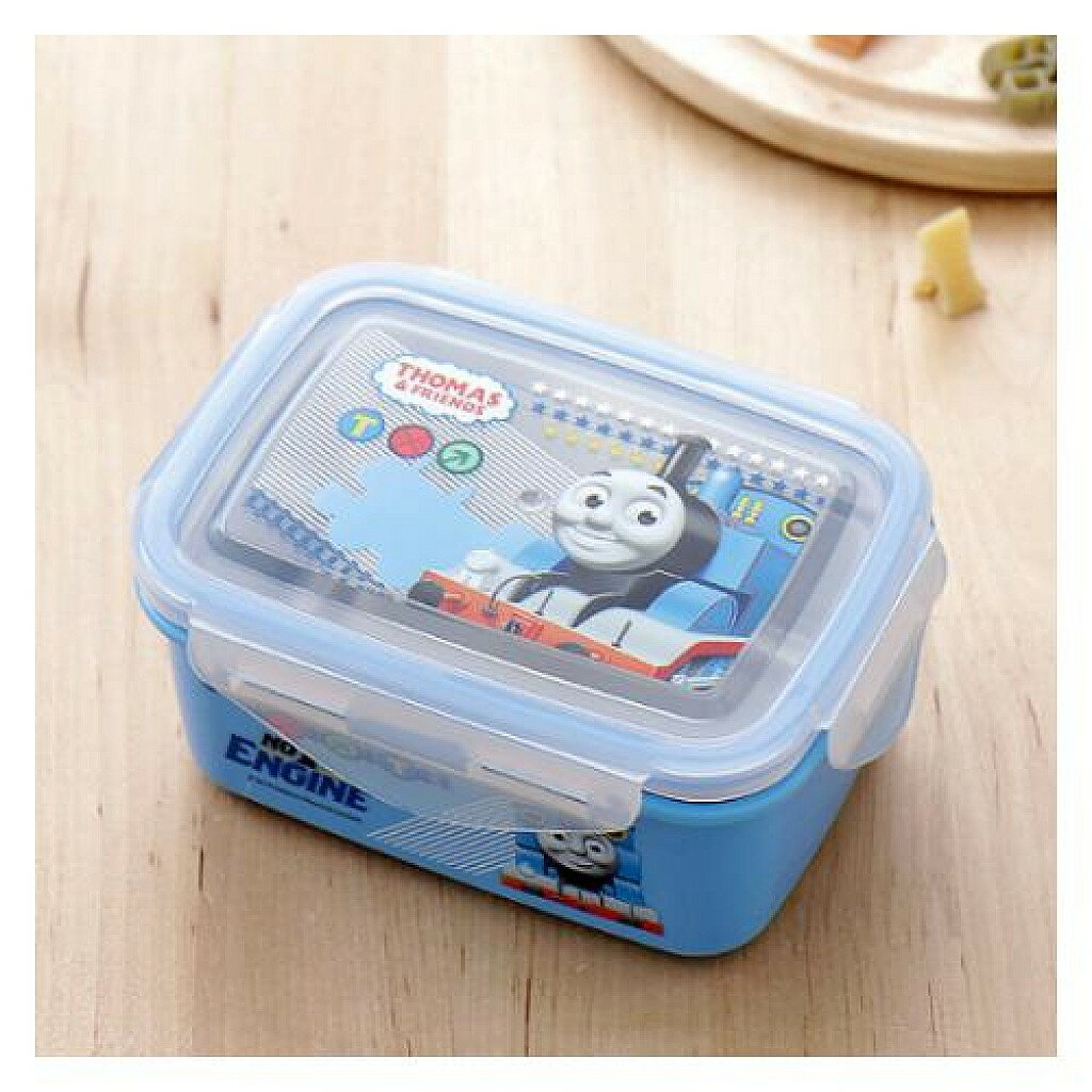 【震撼精品百貨】湯瑪士小火車 Thomas & Friends~湯瑪士小火車304不鏽鋼隔熱便當盒附蓋(540ML)*70226