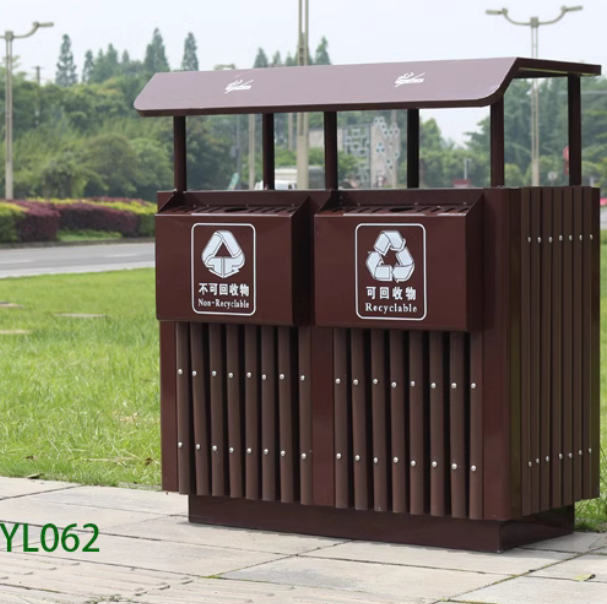 戶外垃圾桶不銹鋼大號小區物業分類垃圾箱商用景區高檔環衛果皮箱