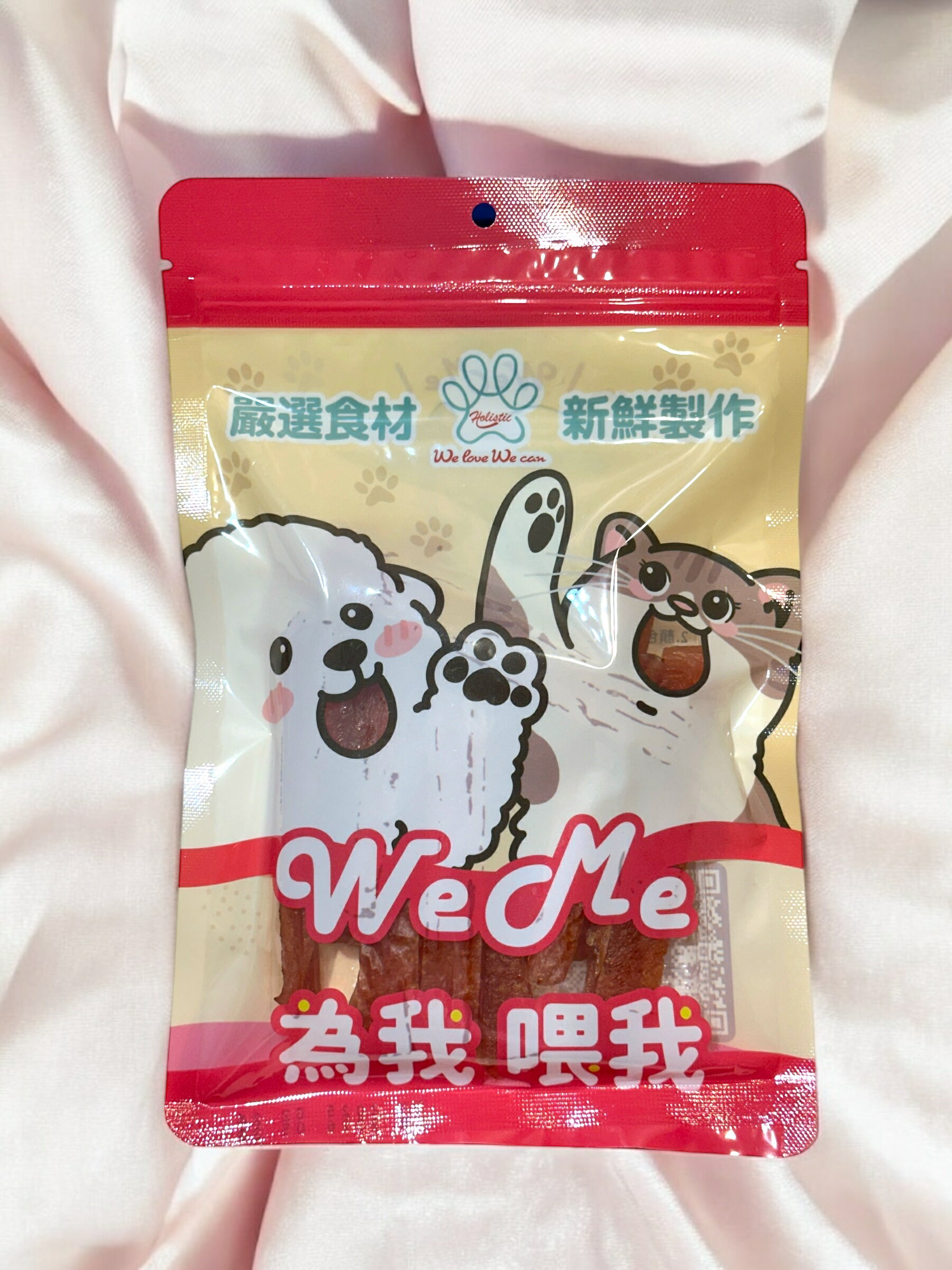 【We Me 為我 喂我】冠罐寵物點心｜嫩雞肉條🍗 雙口味紅藜麥/地瓜｜軟Q口感｜條狀設計好餵不過量✨｜美味輕鬆享！ 2