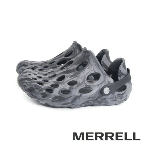 MERRELL(女)Hydro Moc風格潮流水陸兩棲洞洞鞋 女鞋-黑色 0