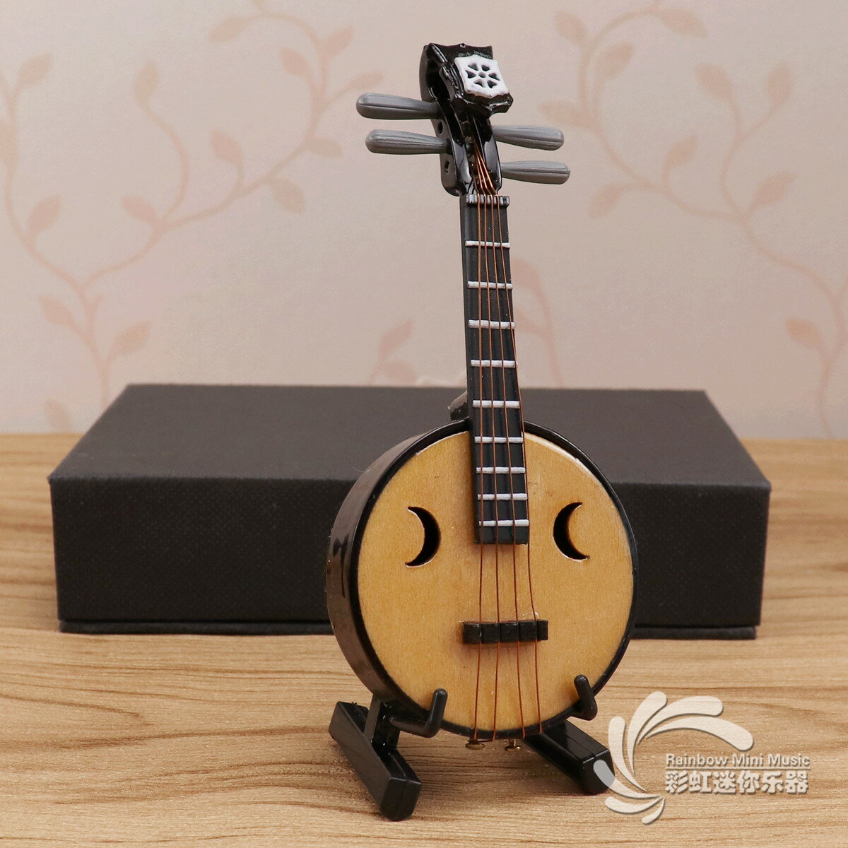 民樂古箏二胡琵琶柳琴迷你樂器模型擺件中阮葫蘆絲笙揚琴古琴竹笛 3