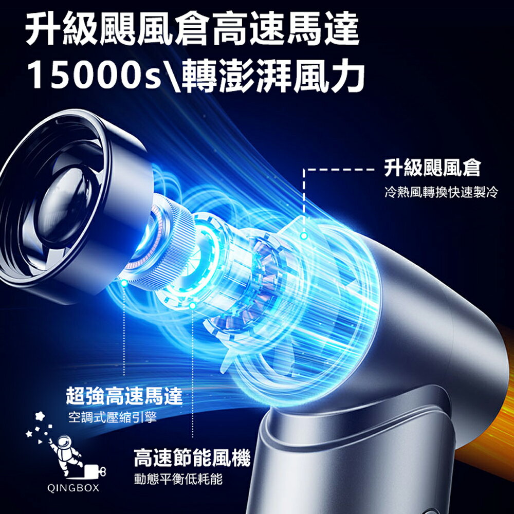 Rtako銳塔克 LQ F71多功能暴力風扇能吹能吸4000mAh 1