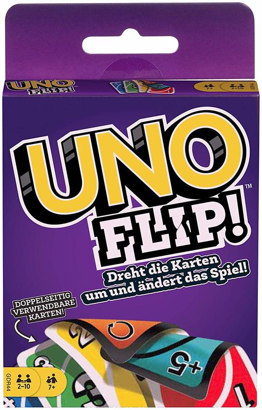 Uno Flip Card Game Mattel 高雄龐奇桌遊 正版桌遊專賣 MORE FUN