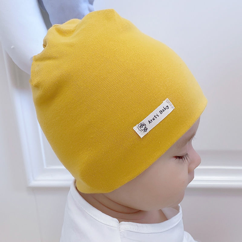2022寶寶帽子嬰兒純棉帽子圍脖兩件套兒童帽子圍巾套裝秋冬季全棉