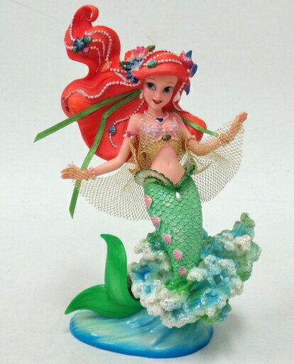 小美人魚 愛麗兒 塑像 雕像 模型 玩具 迪士尼 日貨 正版 授權 L00010221