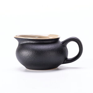 日式公道杯公杯茶漏套裝簡約陶瓷黑陶大號茶海分茶器功夫茶具配件