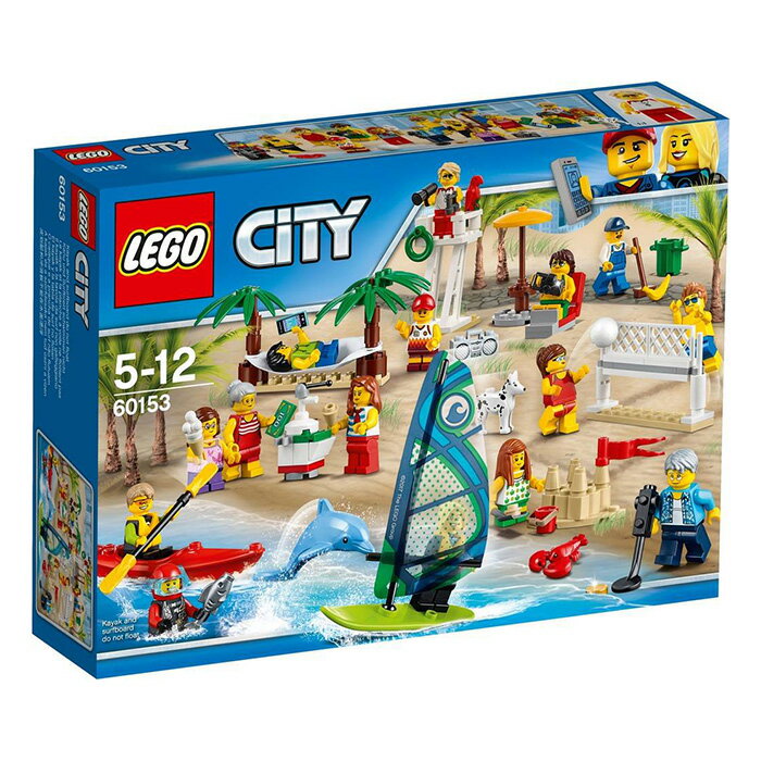 LEGO 樂高 City 城市系列 60153 沙灘人偶套組 【鯊玩具Toy Shark】