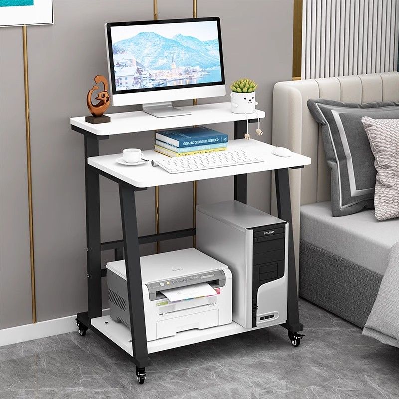 【公司貨 最低價】臺式電腦桌小戶型小型雙層單人迷你家用移動書桌桌子簡易臥室簡約 2
