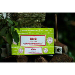 [綺異館] 印度香 賽巴巴 聖羅勒- 療癒舒壓 15g Satya tulsi 線香 另售印度皂