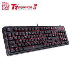 Tt eSPORTS 曜越 拓荒者PRO背光機械鍵盤 紅軸【三井3C】
