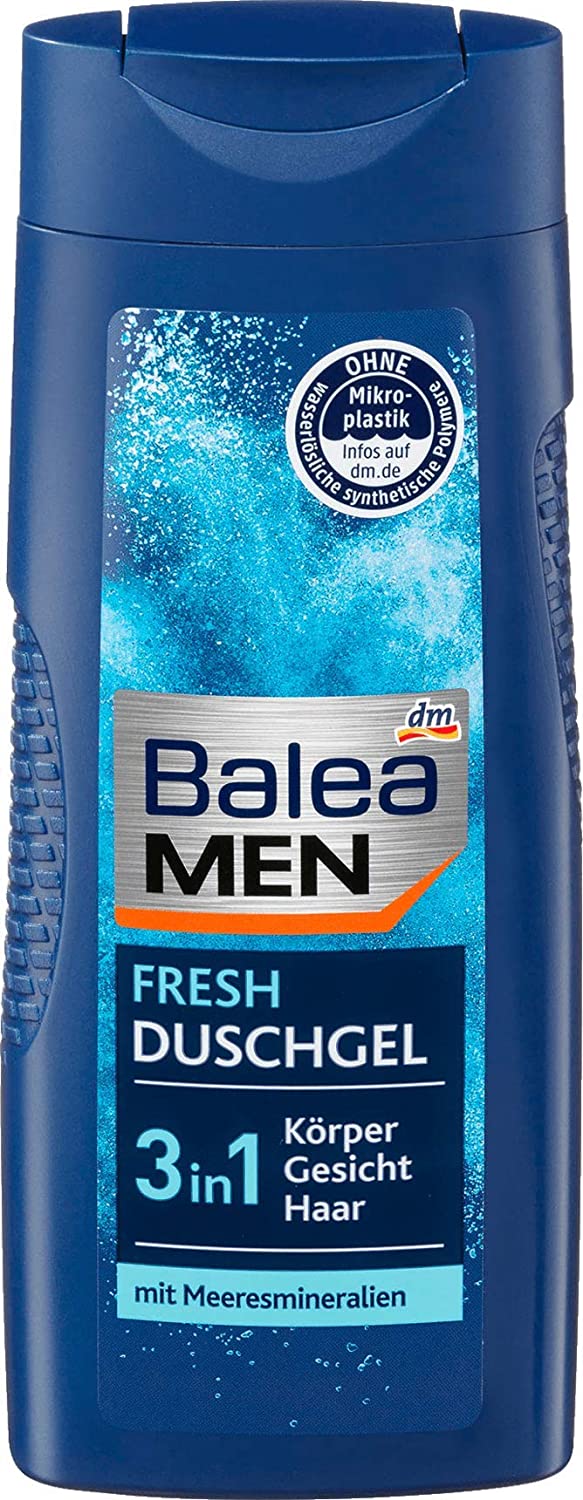 德國 DM Balea男士三合一清新沐浴露 300ml 附發票｜換季推薦⚡專櫃保養 初秋彩妝 品牌香氛 【心心哈德】