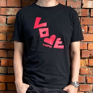 【仲夏周年慶】MILU台灣故事T-Shirt/ 正版 LOVE台北 黑色 短袖T恤 / 純棉台灣製 Taiwan