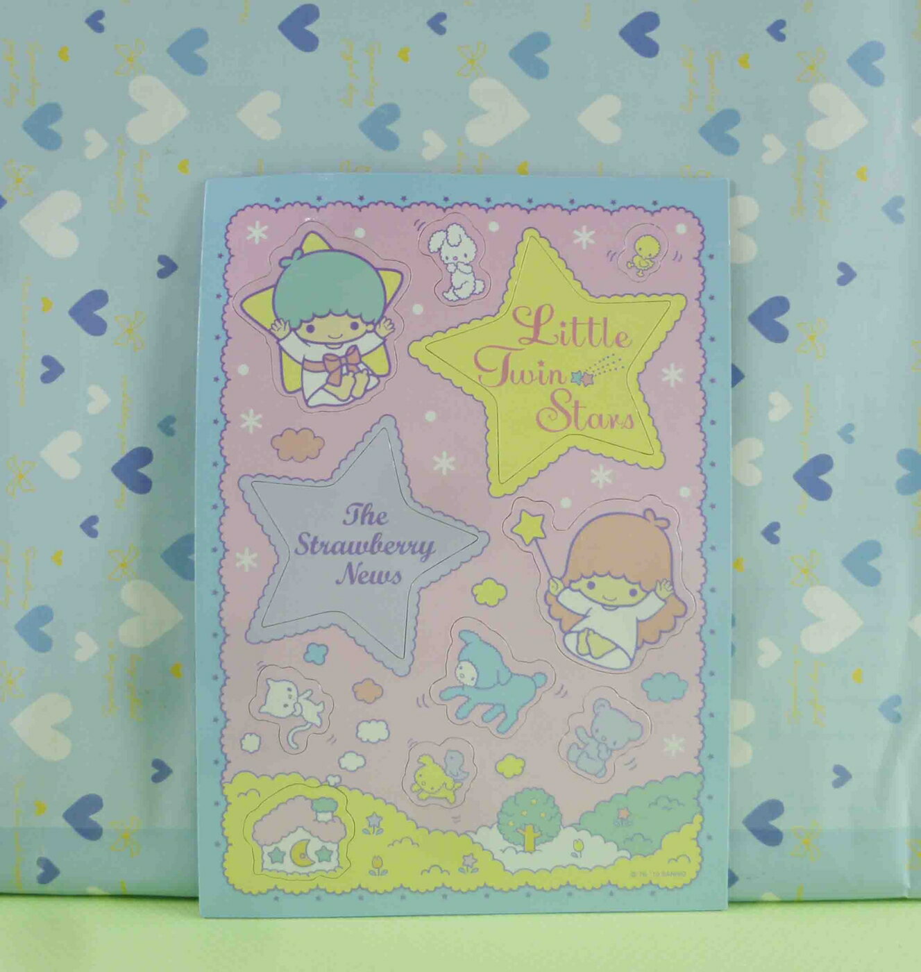【震撼精品百貨】Little Twin Stars KiKi&LaLa 雙子星小天使 磁鐵貼紙-星星造型 震撼日式精品百貨