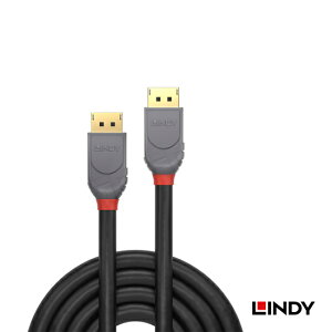 LINDY林帝36481/36482 ANTHRA系列DisplayPort DP公-DP公傳輸線 1M/2M