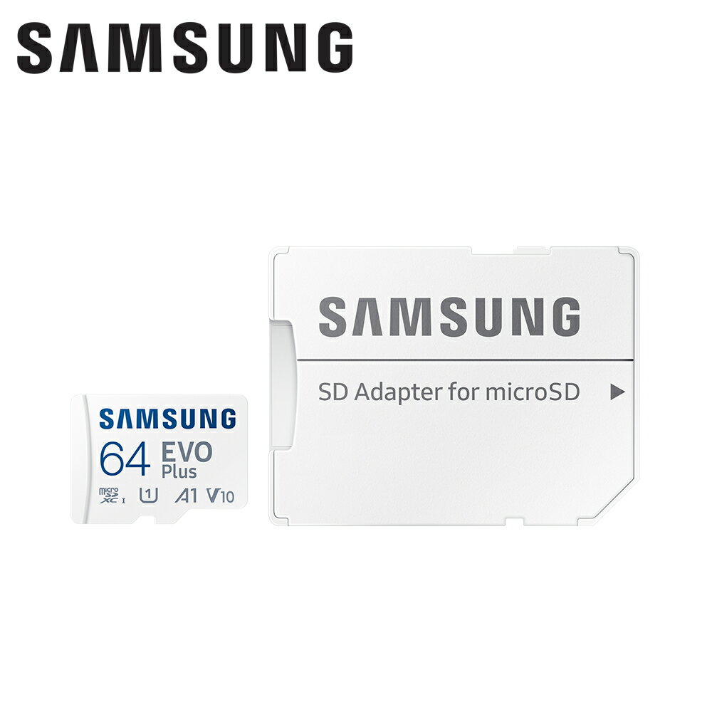 【滿額現折$330 最高3000點回饋】  【Samsung 三星】2021 EVO Plus microSD 64GB 記憶卡【三井3C】