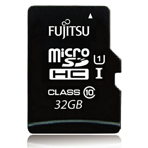 Fujitsu microSDHC UHS-I U1-32GB記憶卡(讀80MB/s) - 含轉卡【愛買】