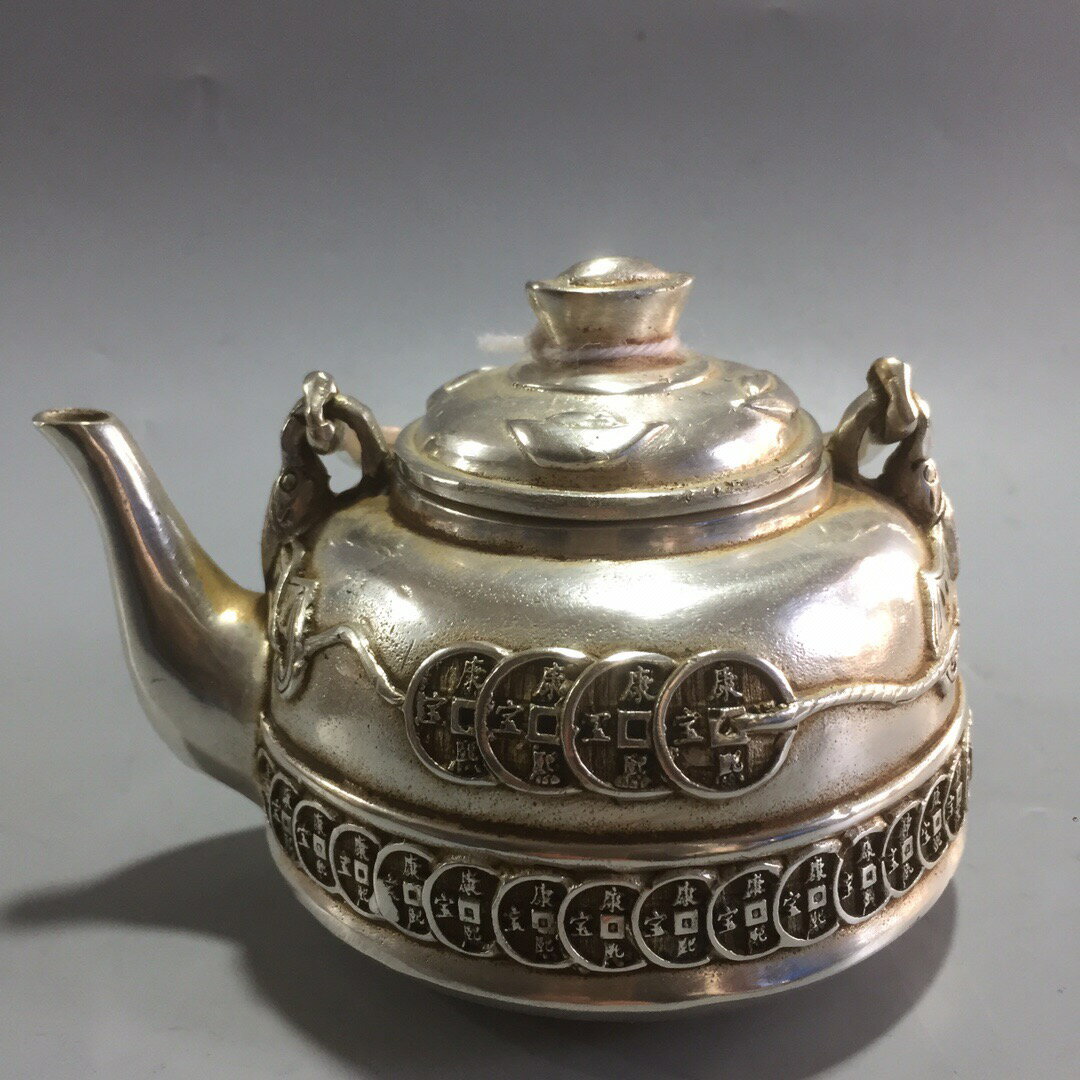 純銅南瓜壺八仙酒壺茶壺銅雕工藝品擺件銅茶壺銅酒壺銅水壺| 協貿