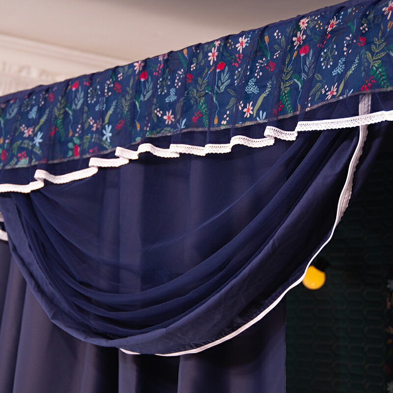 【可打統編 超低價】書寫時光全棉美式學生宿舍上下鋪三門全包圍蚊帳一體式覆古床簾 3