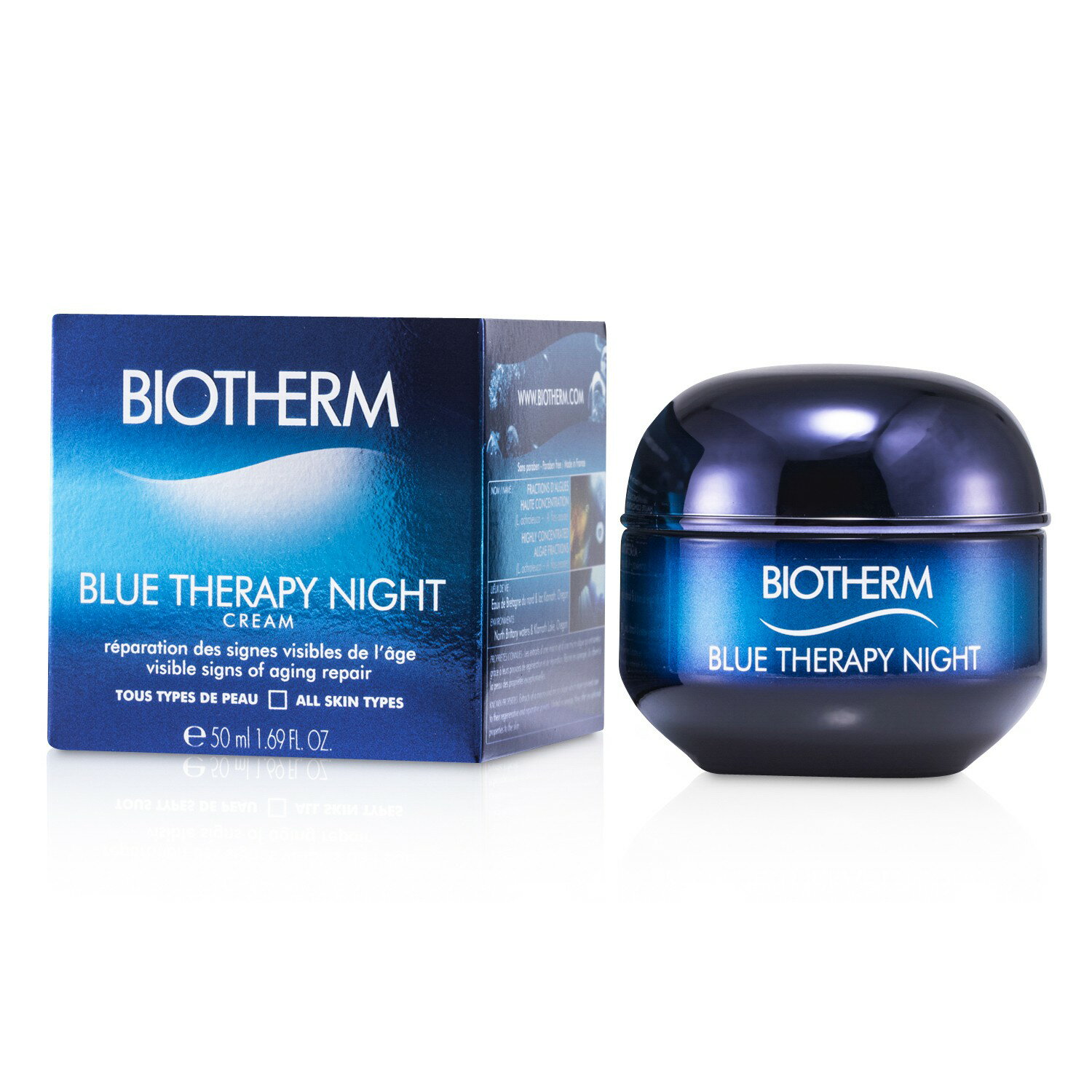碧兒泉 Biotherm - 晚霜 (所有膚質) Blue Therapy Night Cream