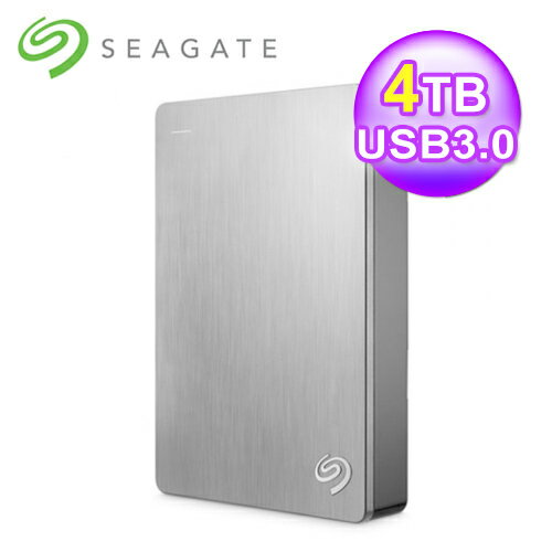 <br/><br/>  Seagate 希捷 Backup Plus 4TB 2.5吋外接硬碟 銀【三井3C】<br/><br/>
