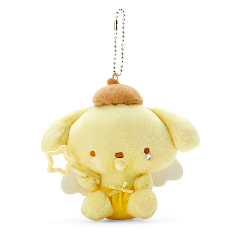 【震撼精品百貨】Pom Pom Purin 布丁狗~日本Sanrio三麗鷗 布丁狗絨毛玩偶吊飾-小天使*69116