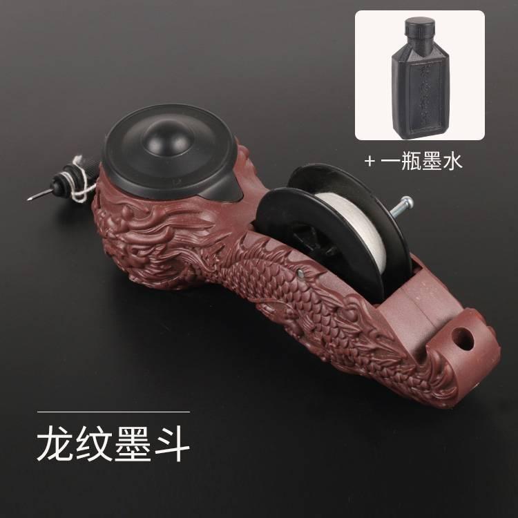 電動墨斗木工專用吸水尼龍放線棉線工地棉花純銅木頭小屋墨水木質