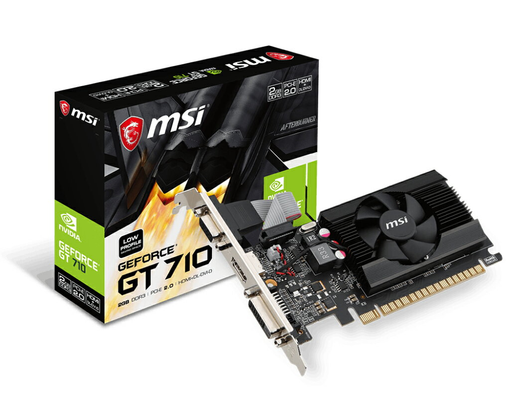MSI 微星 GT 710 2GD3H LP 顯示卡 顯示卡