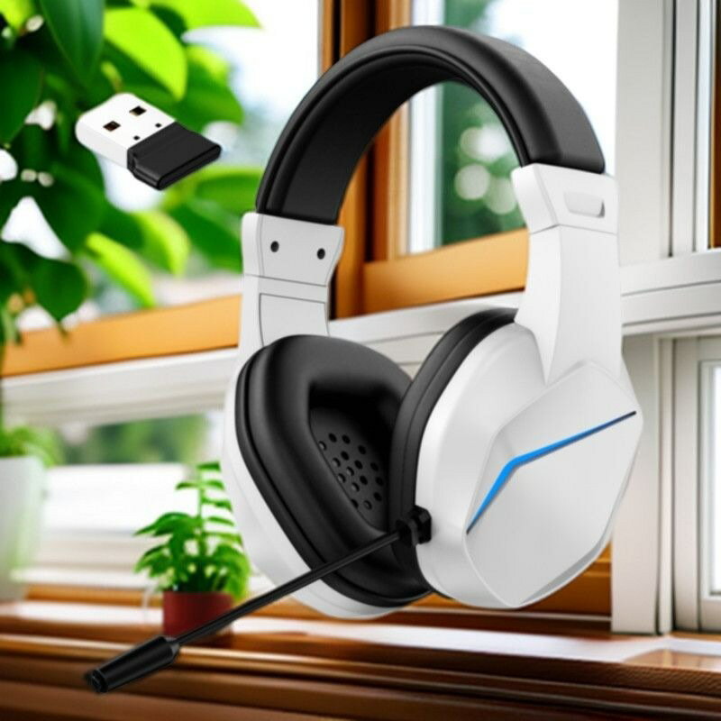 藍芽2.4g電腦頭戴耳機耳麥電競遊戲麥直播音樂Xbox、PC、PS4無線