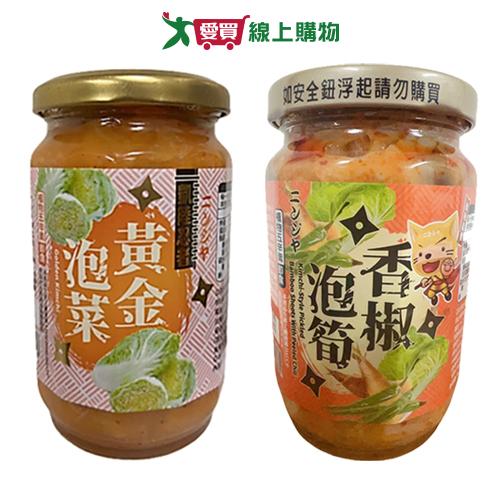 德助泡菜/泡筍(角瓶)系列(340-360g/罐)【愛買】