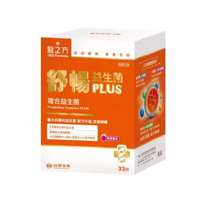 台塑生醫 Dr’s Formula 醫之方 舒暢益生菌PLUS (33包/盒)|複合益生菌【杏一】