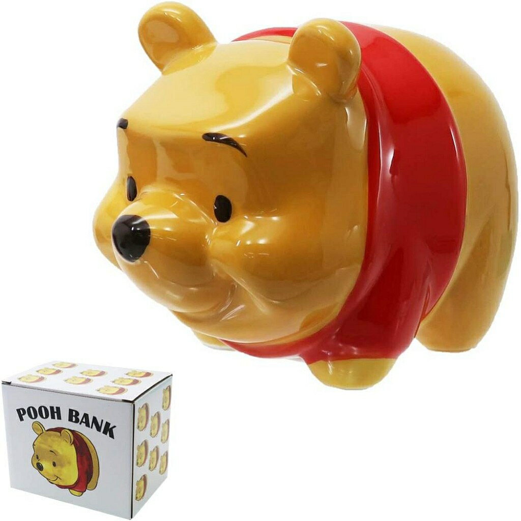 【震撼精品百貨】Winnie the Pooh 小熊維尼 造型陶瓷存錢筒(S)*15286 震撼日式精品百貨