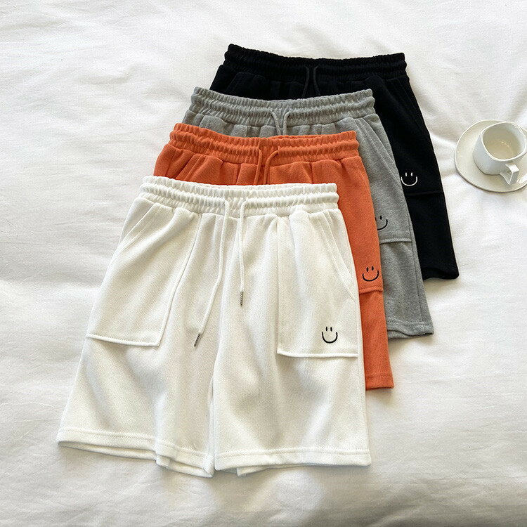 短褲女新款寬松運動休閑松緊高腰五分褲子ins潮居家瑜伽睡褲 3