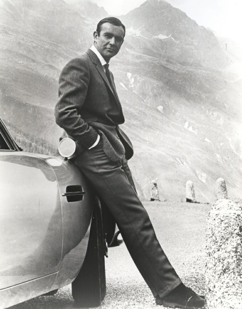 Posterazzi: Sean Connery leaning on a car in Goldfinger Photo Print (24 ...