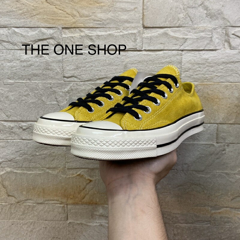 TheOneShop Converse 1970s 70s 麂皮 低筒 黃色 三星標 復刻 帆布鞋 163760C 4
