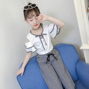 兒童裝女童夏裝套裝三4四3五5六6七7十8歲小女孩韓版洋氣短袖衣服