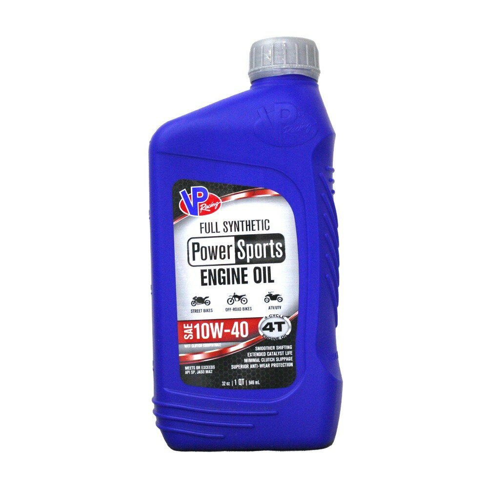 VP 10W40 POWERSPORTS 4T FULL SYNTHETIC機車用 機油 全合成 四行程【299免運領券再享折扣】