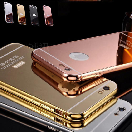 電鍍鏡面手機殼 iPhone 6S Plus iphone5s note5 note4 note3 金屬邊框 保護殼