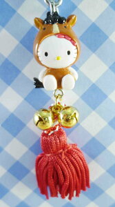 【震撼精品百貨】Hello Kitty 凱蒂貓 KITTY限量鑰匙圈-流蘇系列-馬 震撼日式精品百貨