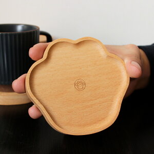 日式木質杯墊ins風小碟子卡通咖啡杯隔熱墊小點心盤創意木盤木碟