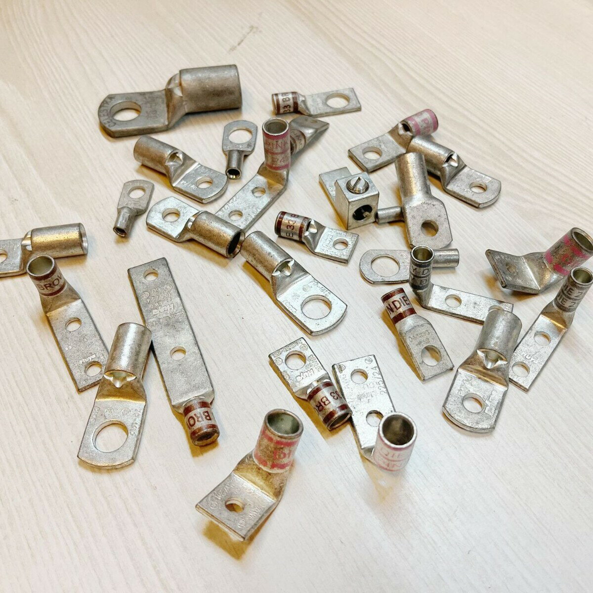 UL認證huya單孔0度銅鼻子英制代替泛達Panduit通貝T&BBurndy{鑫弘-工葉電器}可開發票