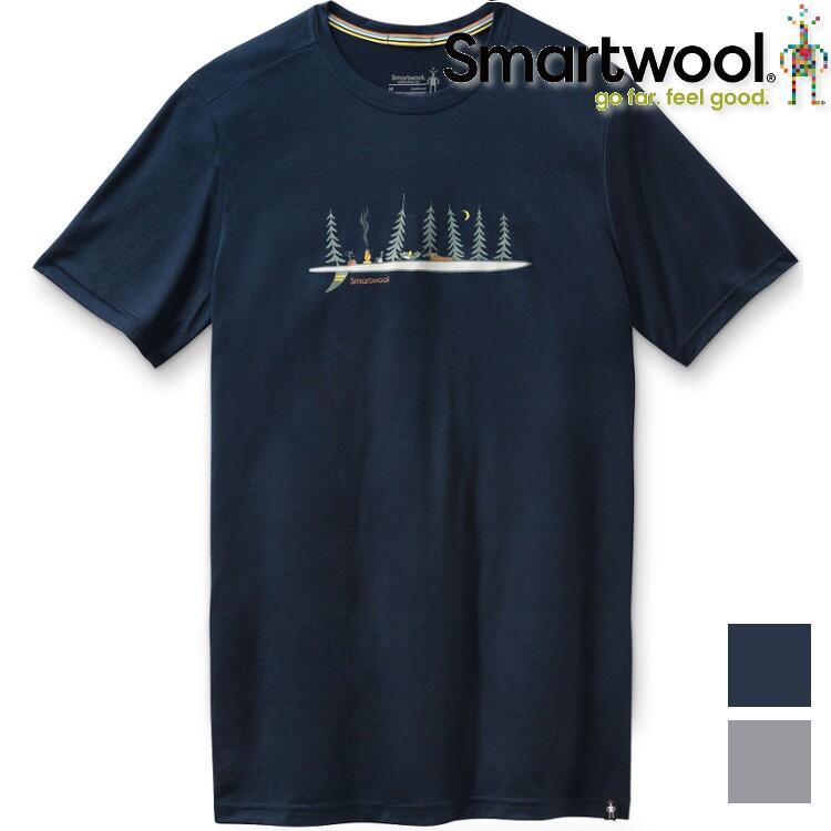 Smartwool 男款短袖羊毛衣 Merino Sport 150 塗鴉Tee SW016281 好友時光
