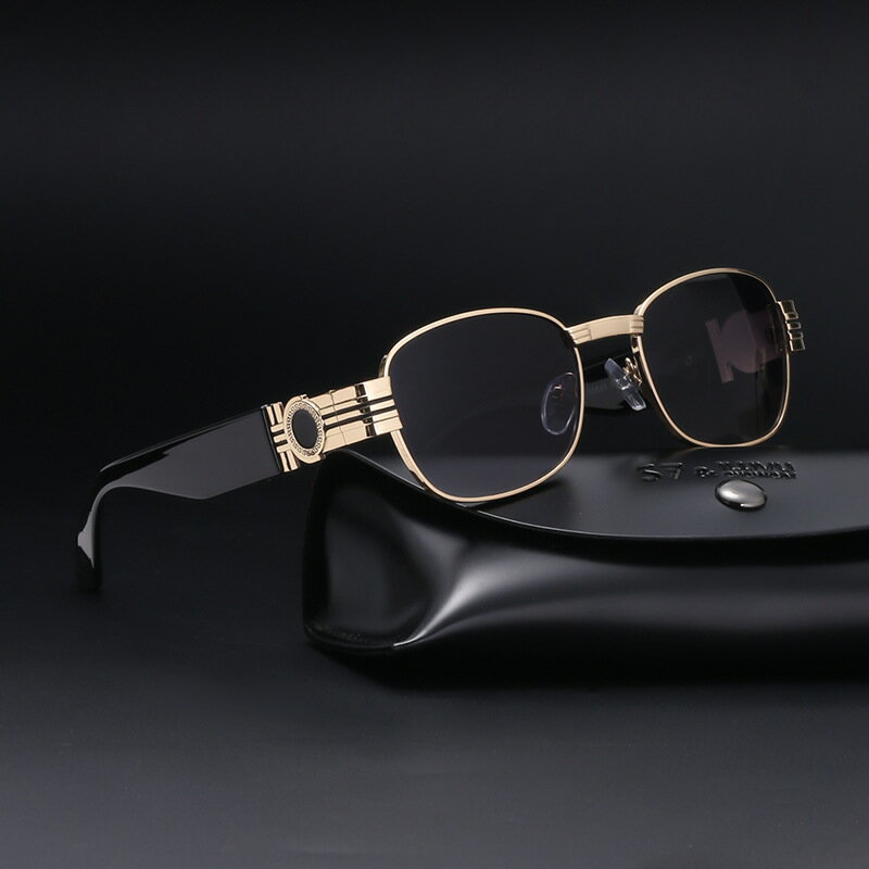 KAJILA蒸汽朋克太陽鏡男歐美時尚網紅小框墨鏡女士sunglasses