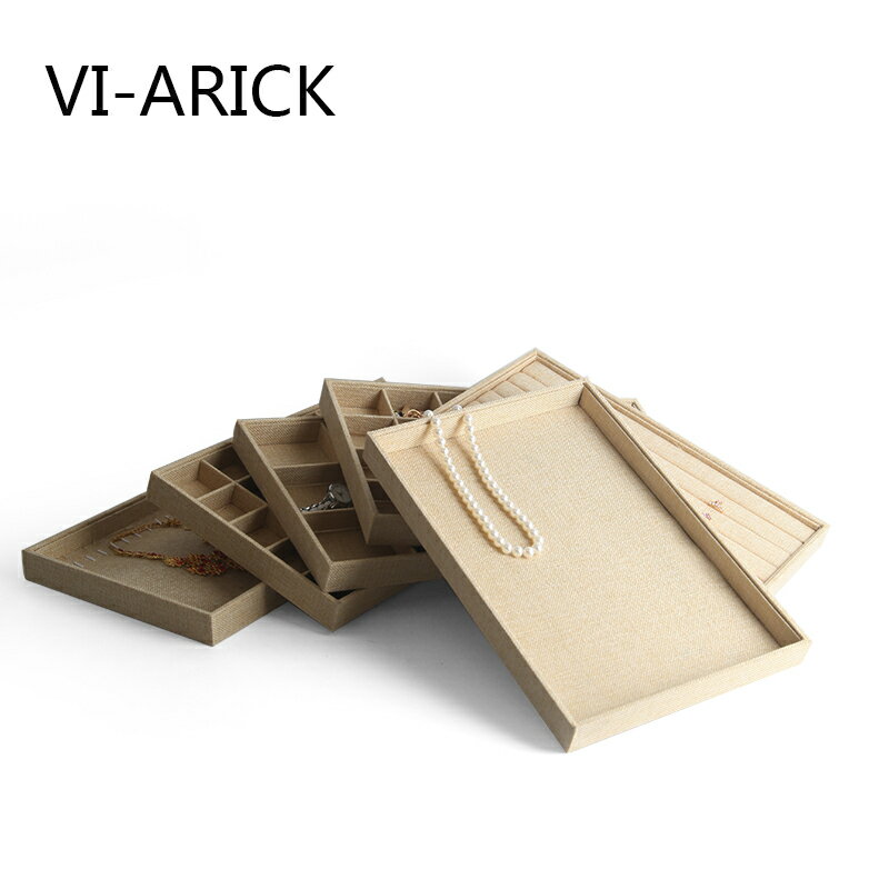 VI-ARICK耳釘展示盒無蓋地攤整理文玩首飾盤手鐲收納盤戒指托盤