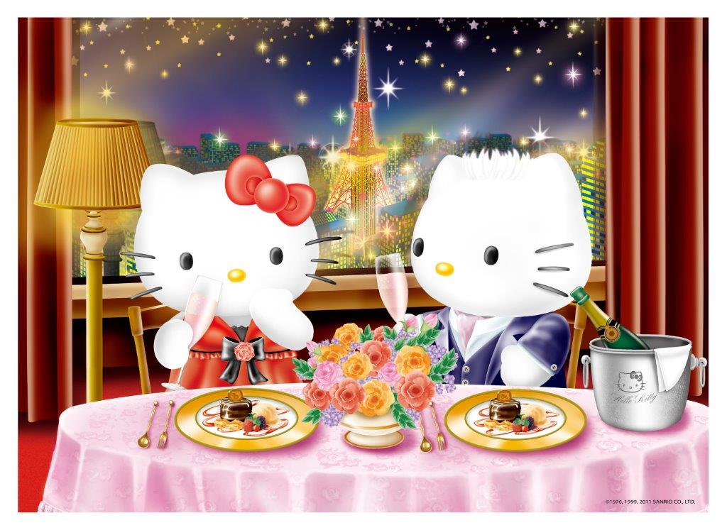 Hello Kitty&Dear Daniel浪漫饗宴拼圖520片