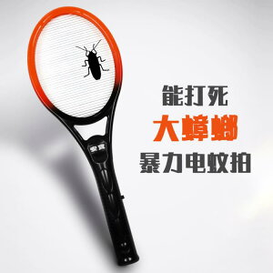 安寶單層蚊子電網拍蒼蠅滅蚊拍家用干電池充電式蟑螂超強力電蚊拍